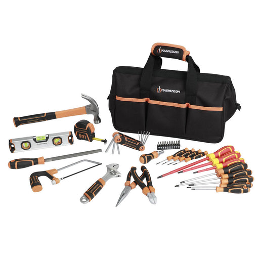 Magnusson Hand Tool Kit Household Workshop Home Garage DIY Soft Bag Set Of 40 - Image 1