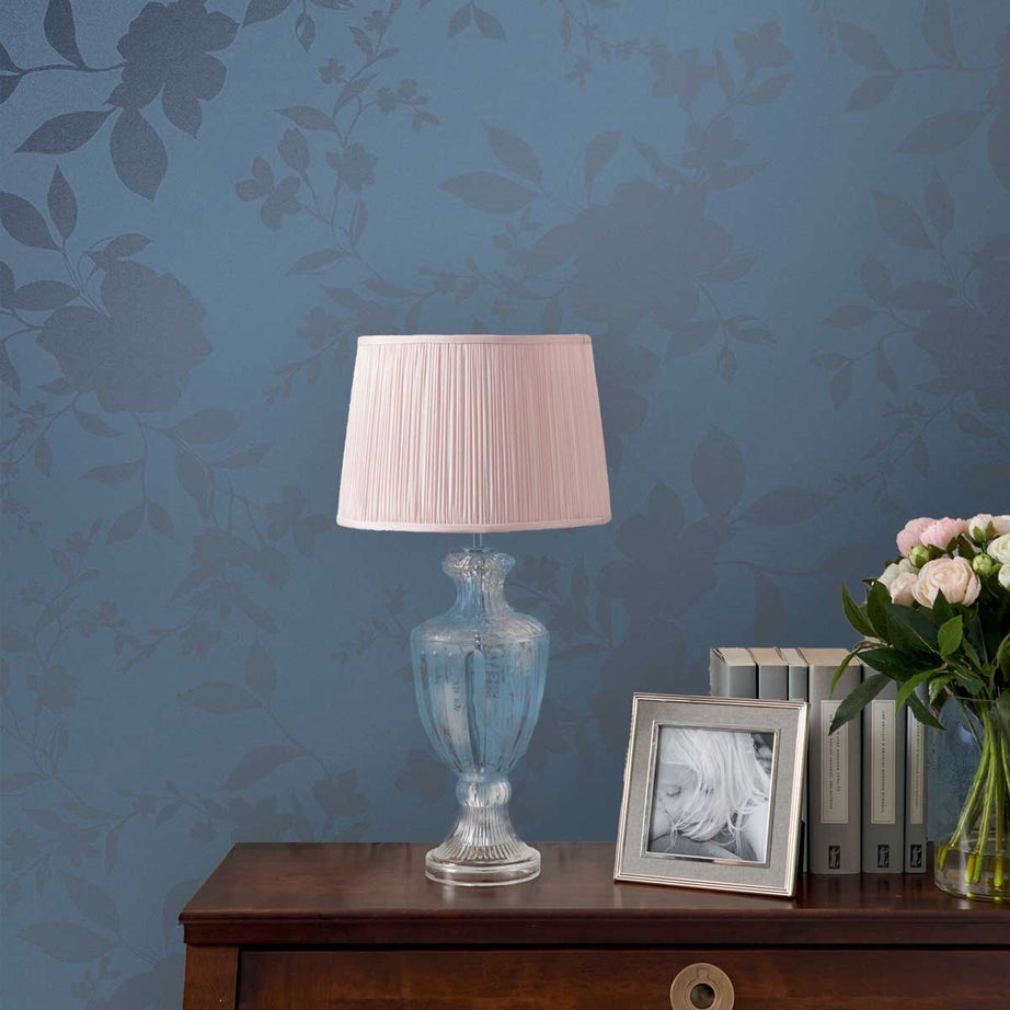 Laura Ashley Wallpaper Midnight Blue Floral Bold Smooth Patterned Modern - Image 2