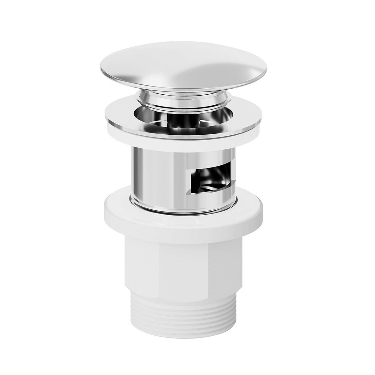Bathroom Basin Tap Mixer Gloss Chrome Single Lever Ceramic Cartridge Faucet - Image 6