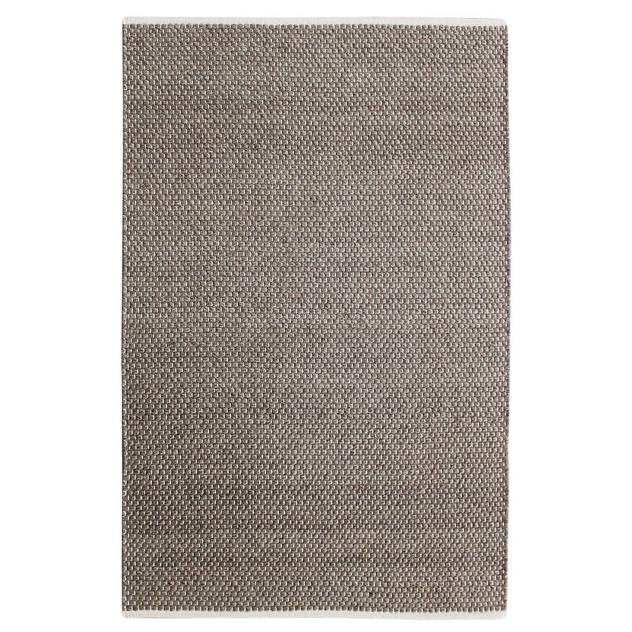 Floor Rug Medium Grey Pewter Tonal Woven Effect Rectangle (L)150cm x (W)100cm - Image 1