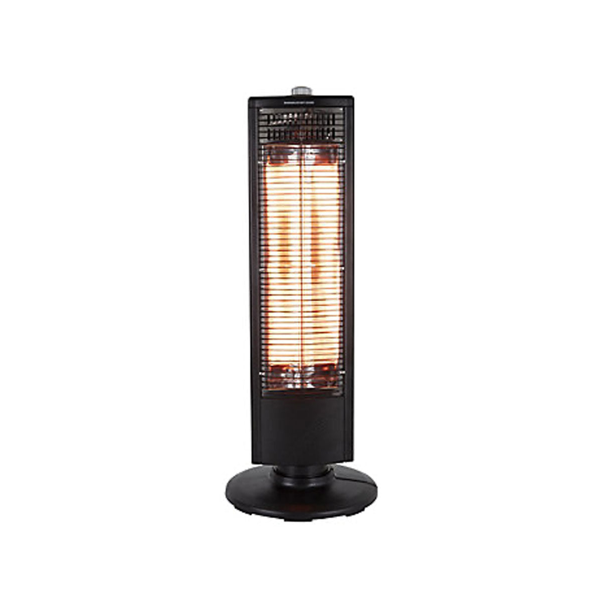 Electric Heater Portable Carbon Fibre Black Oscillation Lightweight Indoor 1000W - Image 1