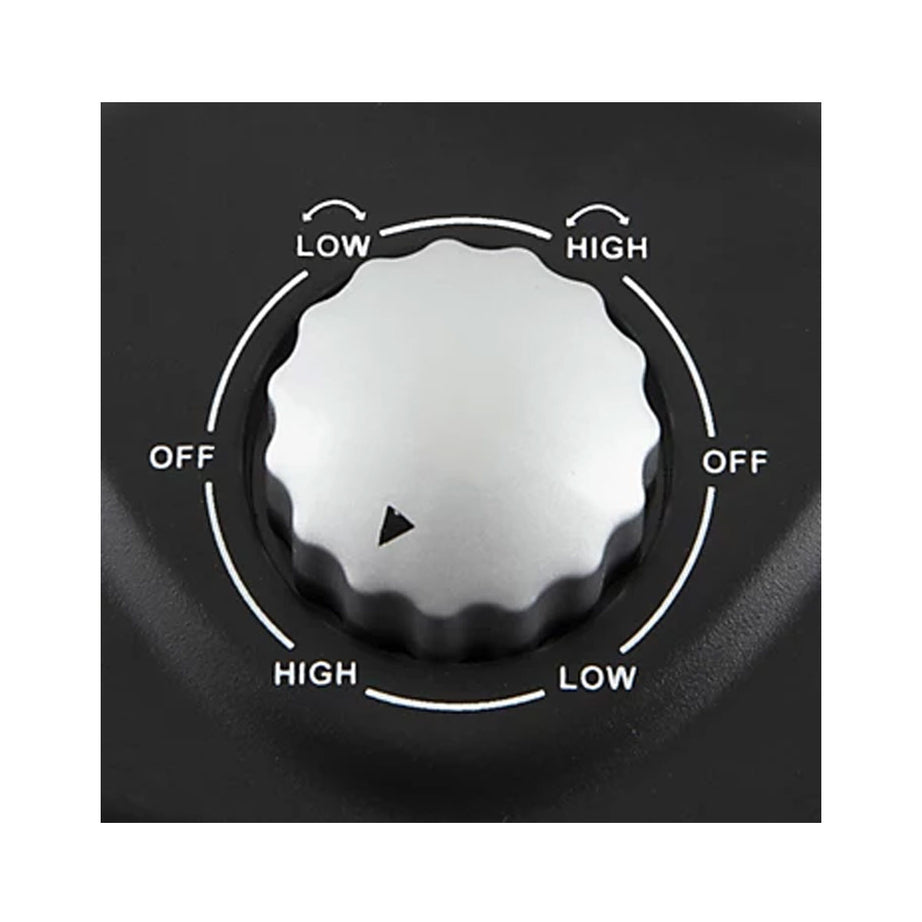 Electric Heater Portable Carbon Fibre Black Oscillation Lightweight Indoor 1000W - Image 3