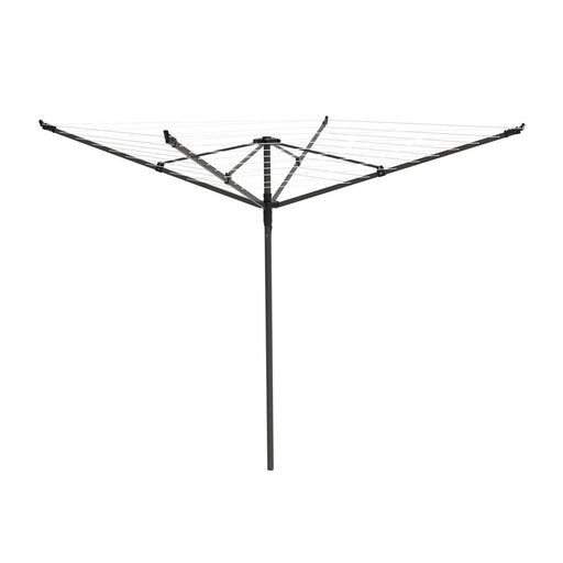 Rotary Airer Clothes Dryer 4 Arm Garden Outdoor Heavy Duty Brown Durable 45m - Image 1