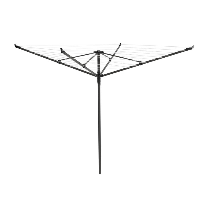 Rotary Airer Clothes Dryer 4 Arm Garden Outdoor Heavy Duty Brown Durable 45m - Image 2