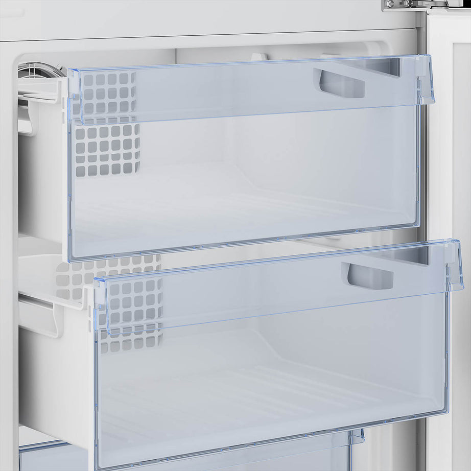 Beko Fridge Freezer BCFD450 Integrated Bulit In White 50:50 FrostFree Reversible - Image 4