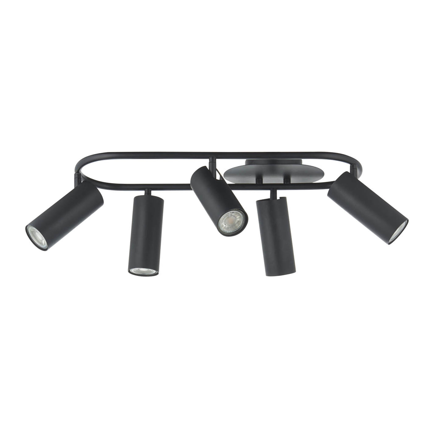 LED Ceiling Spot Light Multi Arm Matt Black Dimmable Adjustable Heads Metal - Image 3