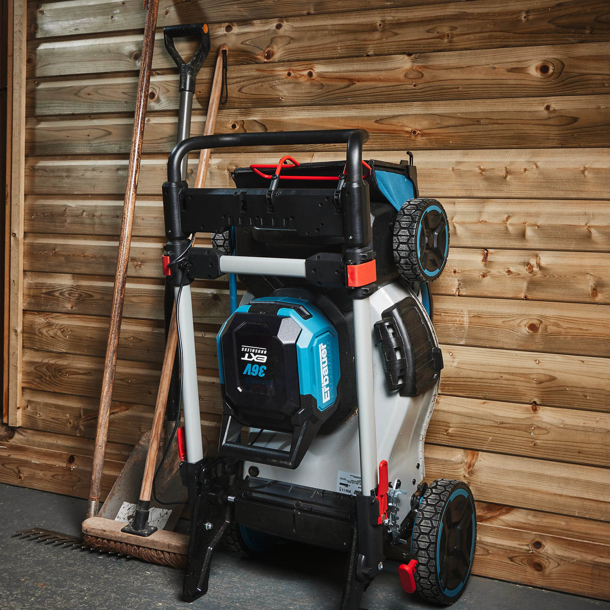 Erbauer Rotary Lawnmower Cordless ERT1042GLM 18/36V 1x 8.0/4.0Ah EXT Li-Ion - Image 7