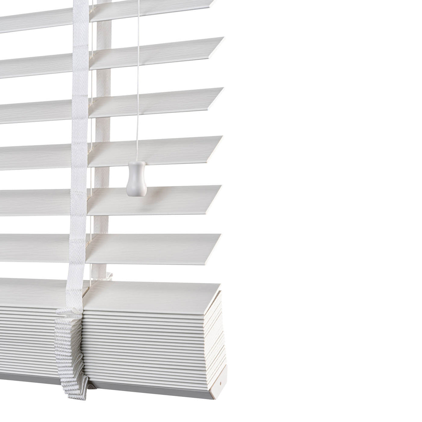 Venetian Blind White Adjustable Moisture Resistant Modern (W)180cm (L)180cm - Image 8