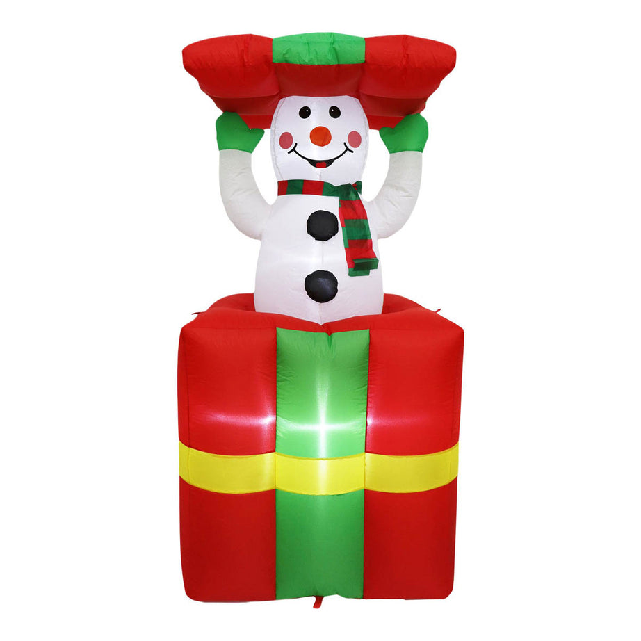 Christmas Inflatable Snowman LED 5ft Weather Resistant Indoor Outdoor (H)1.52m - Image 1
