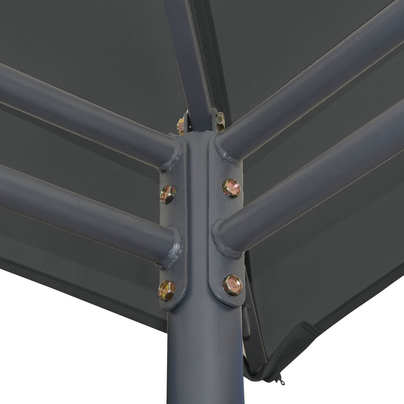 GoodHome Square Gazebo Tent Thar Grey (H) 2.8m (W) 3m - Image 10