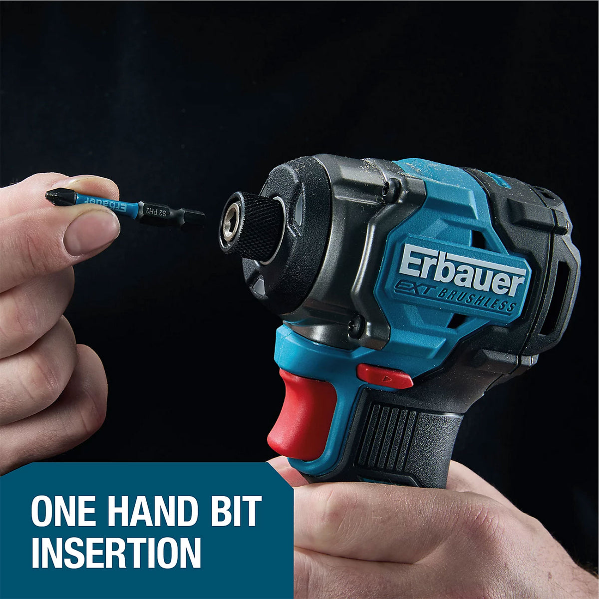 Erbauer Elite Impact Driver ERI1094IPD 18V EXT Brushless Compact Body Only - Image 7