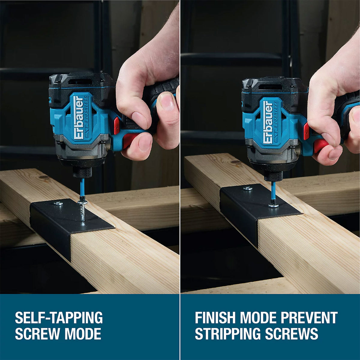 Erbauer Elite Impact Driver ERI1094IPD 18V EXT Brushless Compact Body Only - Image 8