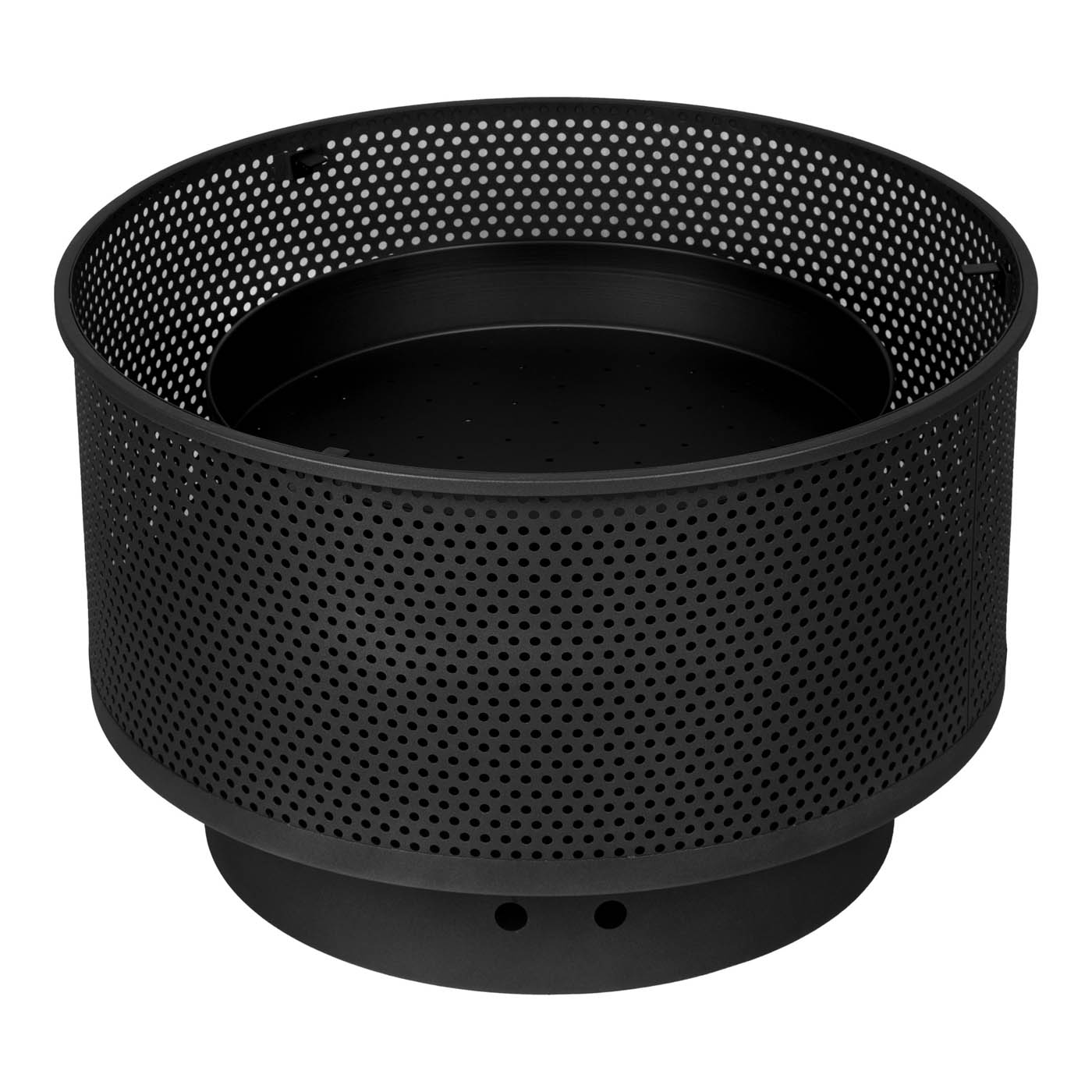 GoodHome Firepit Table Aconite Steel Matt Black Round - Image 9