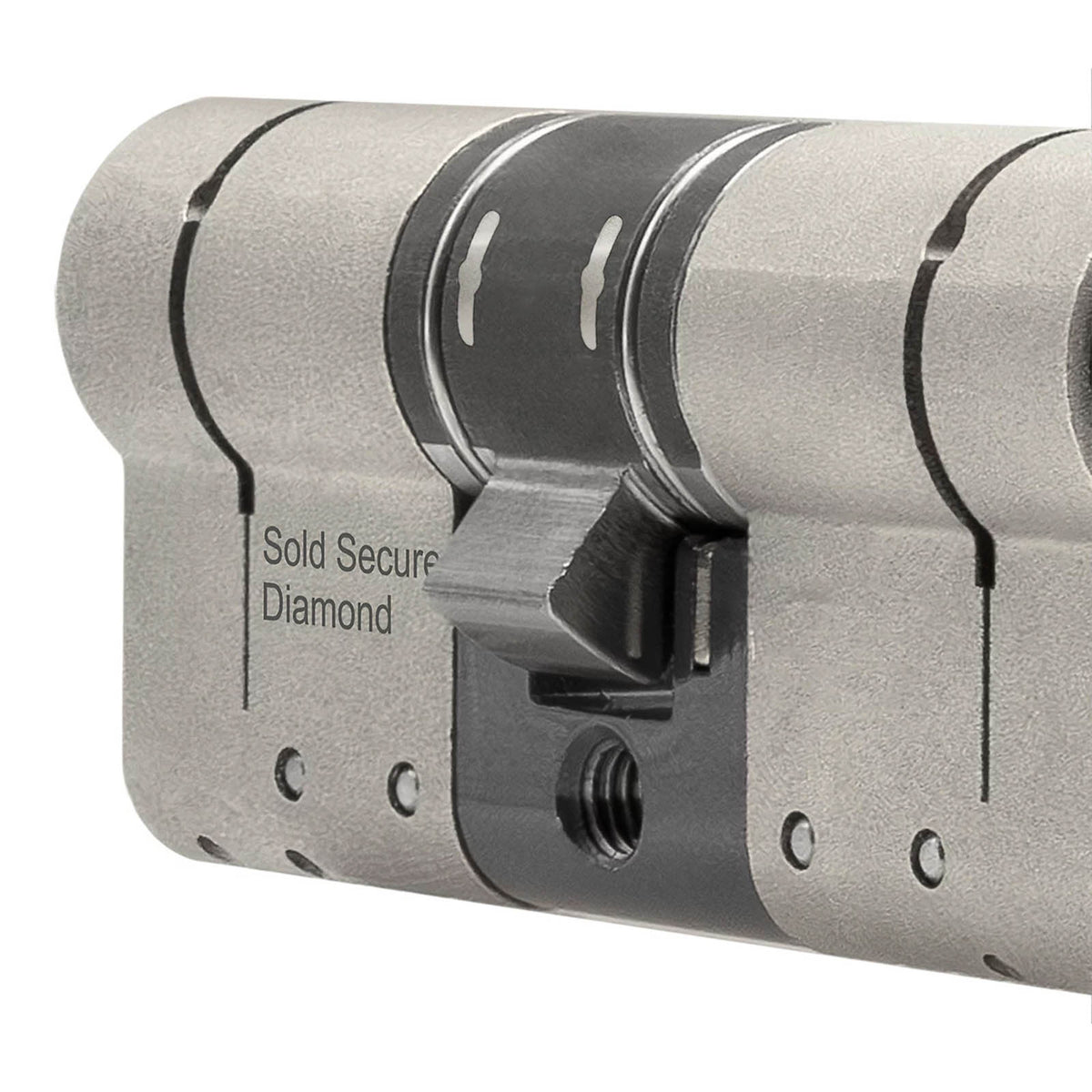 Smith & Locke Euro Cylinder Lock Nickel Plated Brass 3 Star Fire Rated 35/45 - Image 4