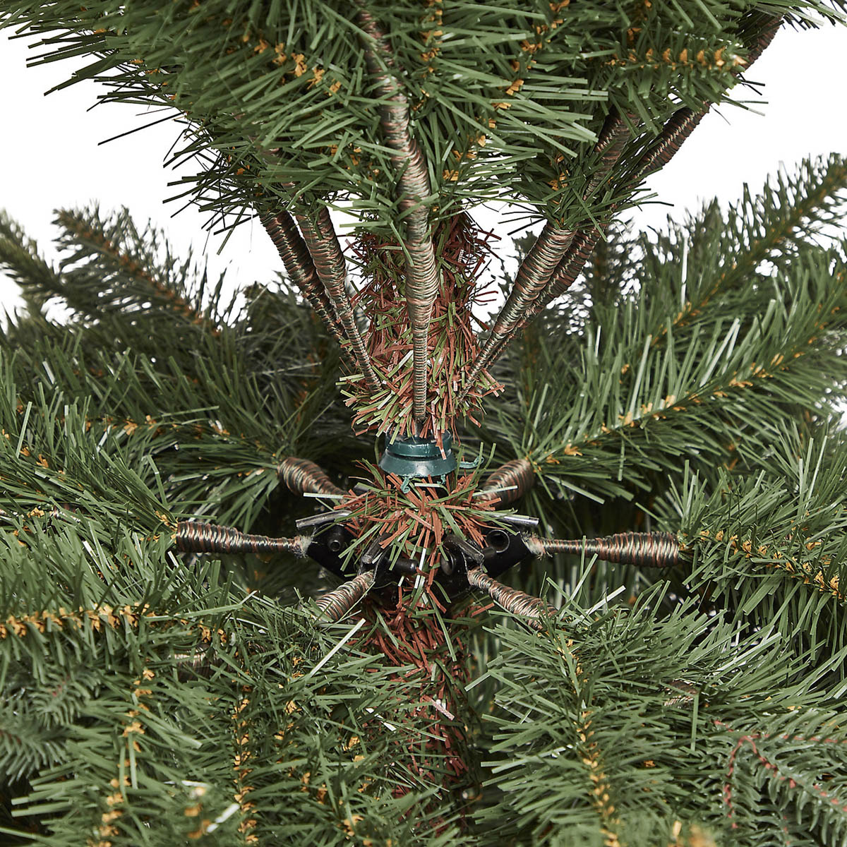 Christmas Tree Artificial Natural Green Hinged Indoor Traditional With Stand 6ft - Image 4