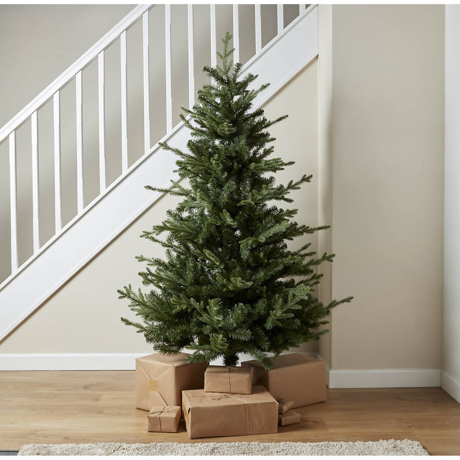 Christmas Tree Artificial Natural Green Hinged Indoor Traditional With Stand 6ft - Image 5