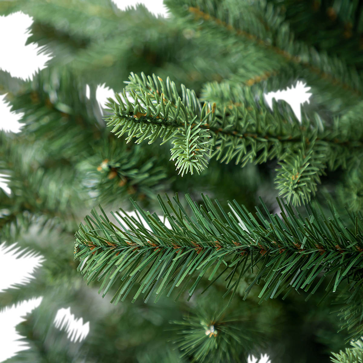 Christmas Tree Artificial Natural Green Hinged Indoor Traditional With Stand 6ft - Image 7