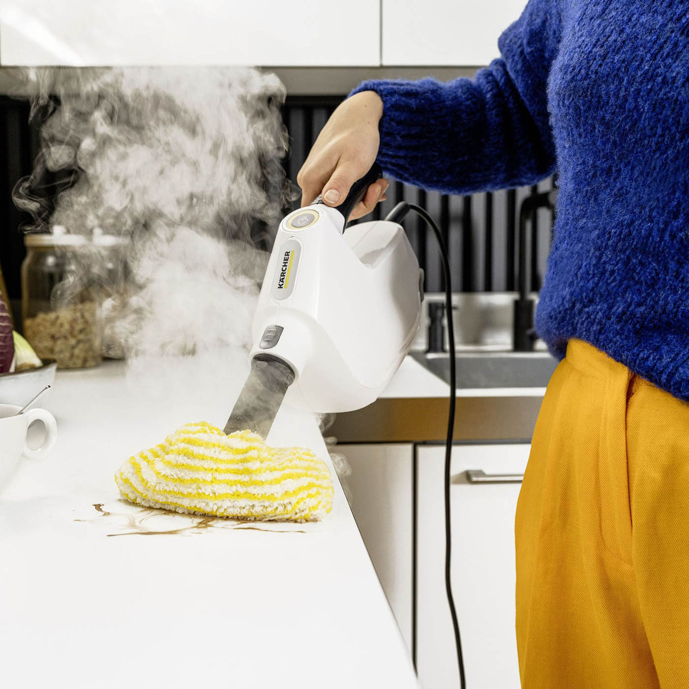 Karcher SC1 Steam Mop Cleaner Multi & Up Extra 4 In 1 Corded Compact Handheld - Image 2