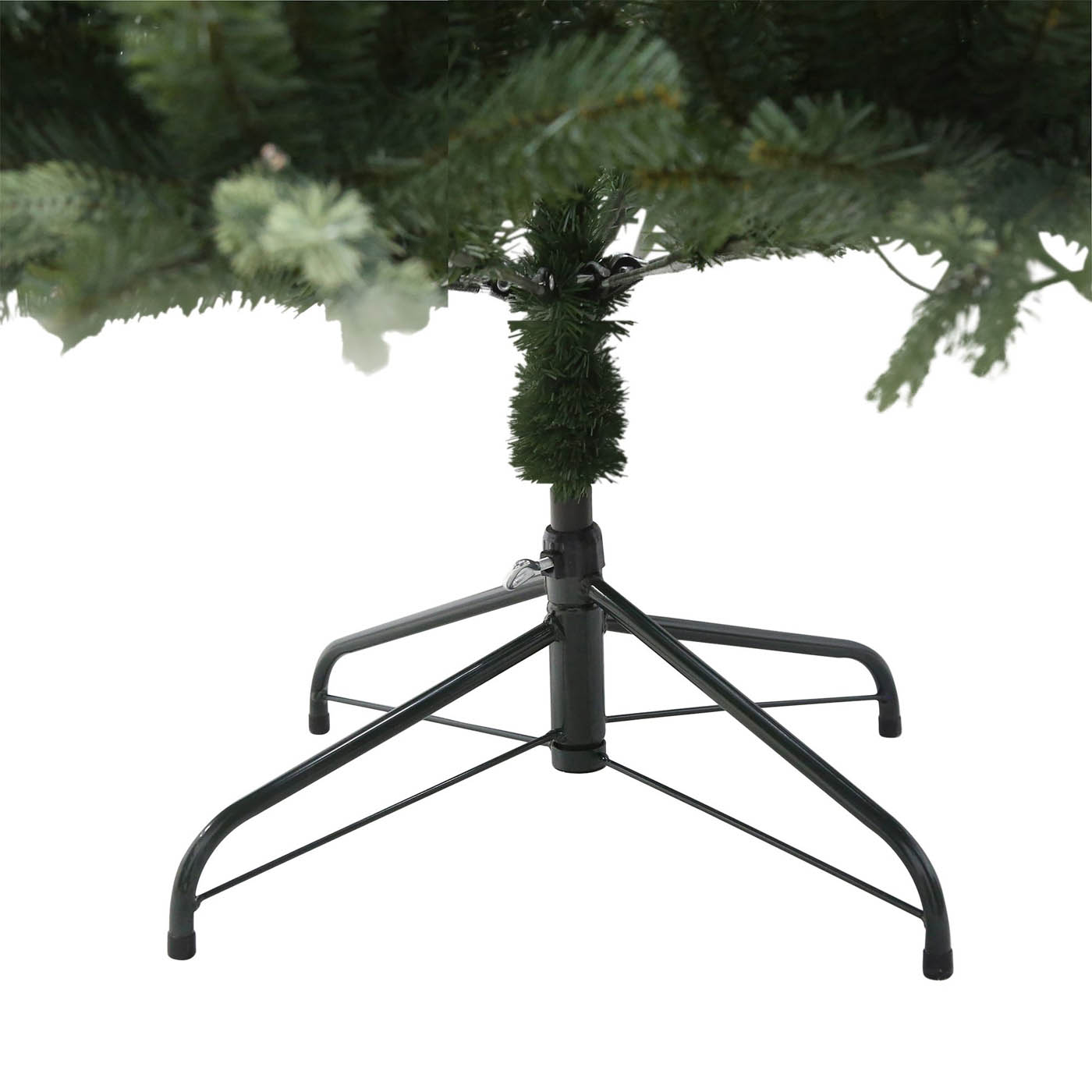 Christmas Tree 6ft Green Artificial LED Pre Lit Warm White Hinged Home Indoor - Image 7