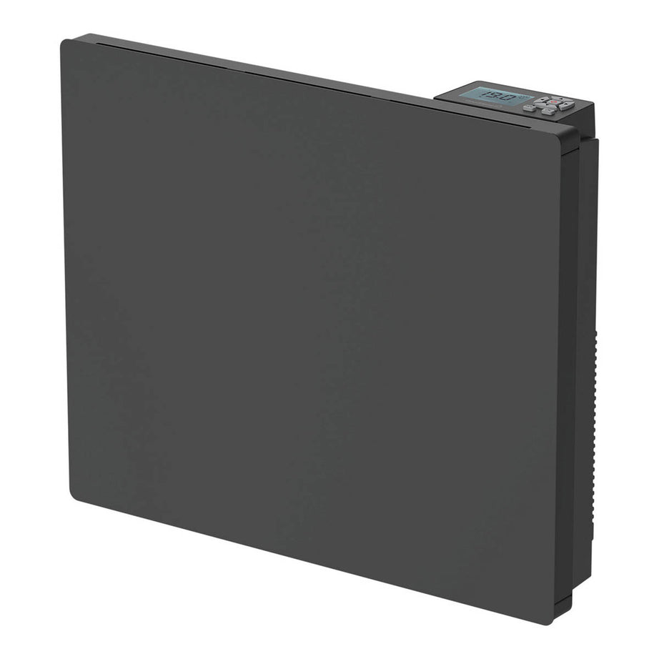 Panel Radiator Electric Dark Grey Programmable Thermostat 1000W (H)45x(W)54cm - Image 1