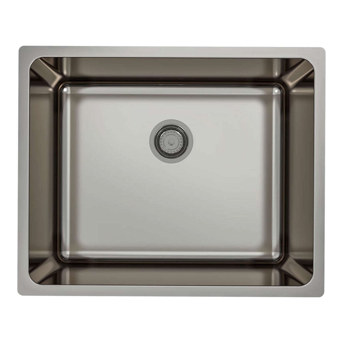 GoodHome Villach 1 Bowl Kitchen Sink Stainless Steel 440x440mm - Image 2