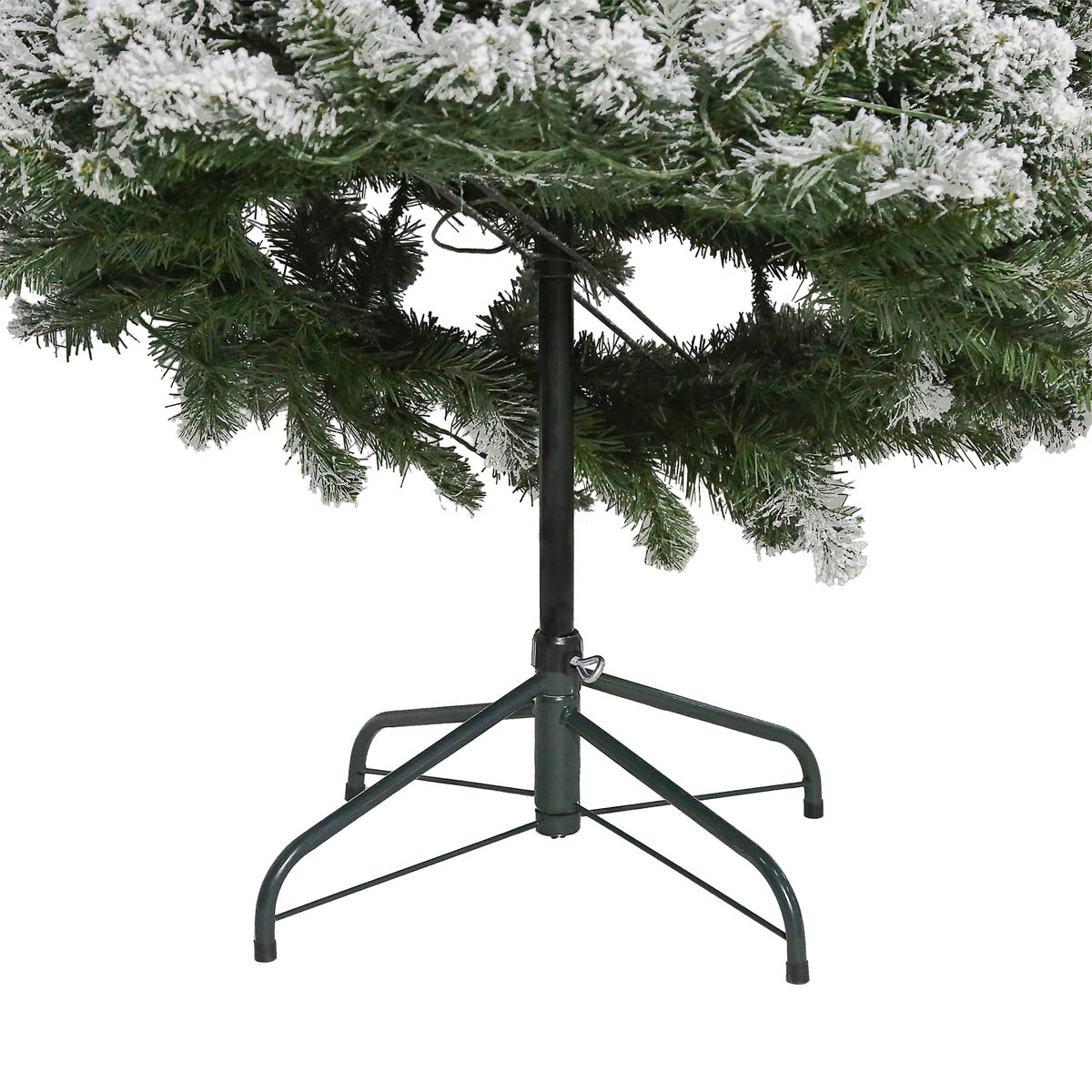Christmas Tree 6ft Green Artificial LED Pre-lit Warm White Snow Flocked Effect - Image 7