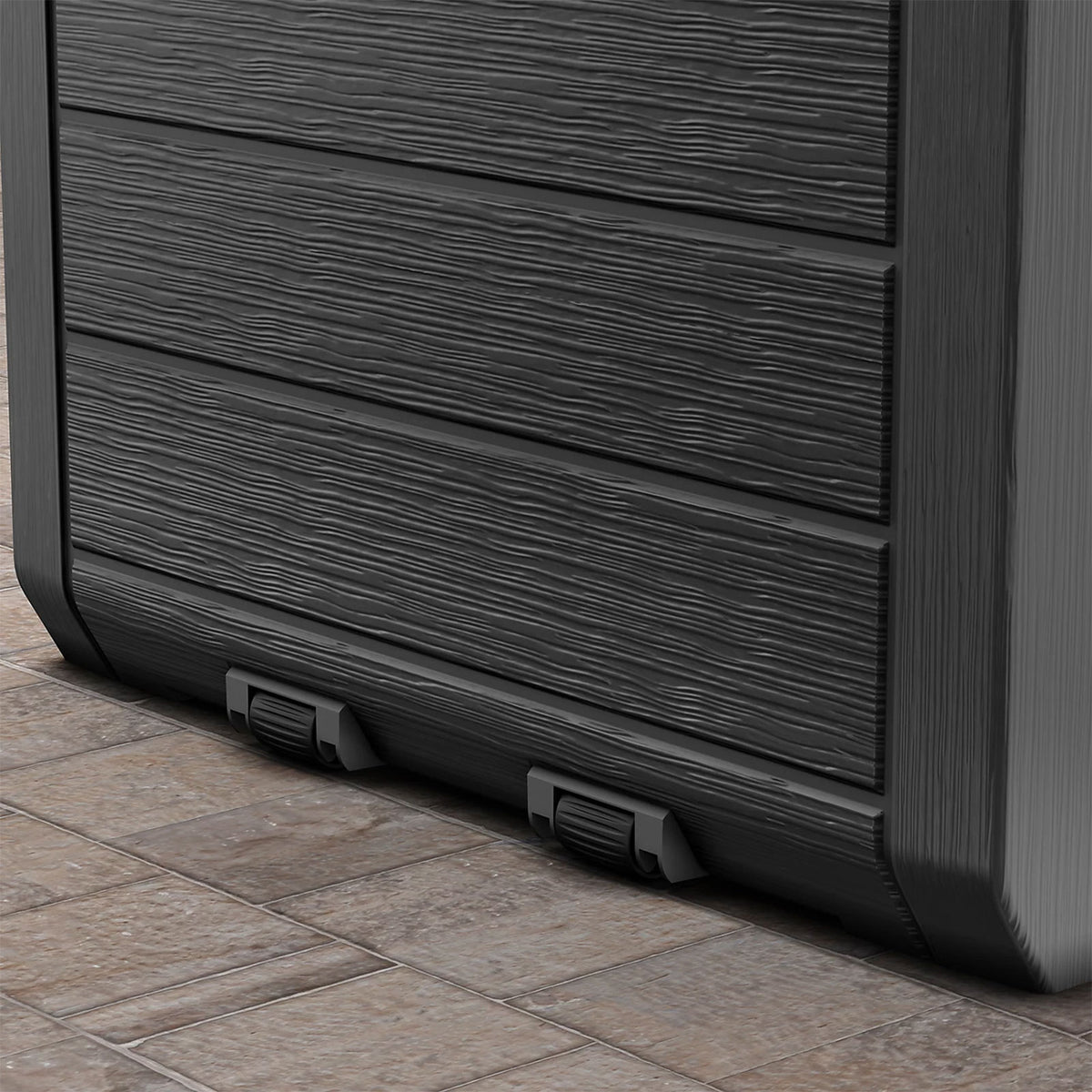 Keter Atlas 270L Garden Storage Box Grey Outdoor Waterproof Utility Chest - Image 4