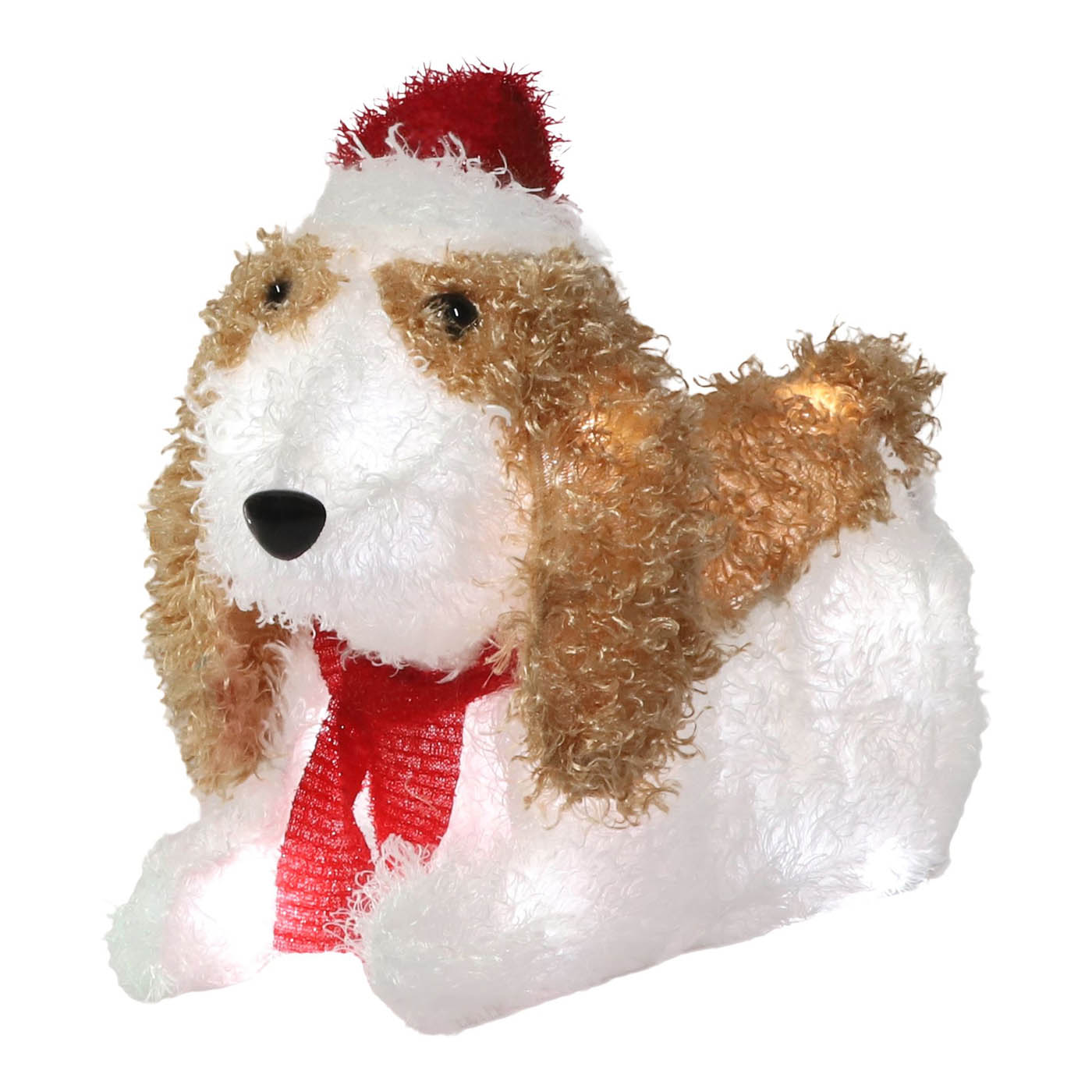 Christmas Dogs Silhouette LED Freestanding Ice White Indoor Outdoor (H) 500mm - Image 5