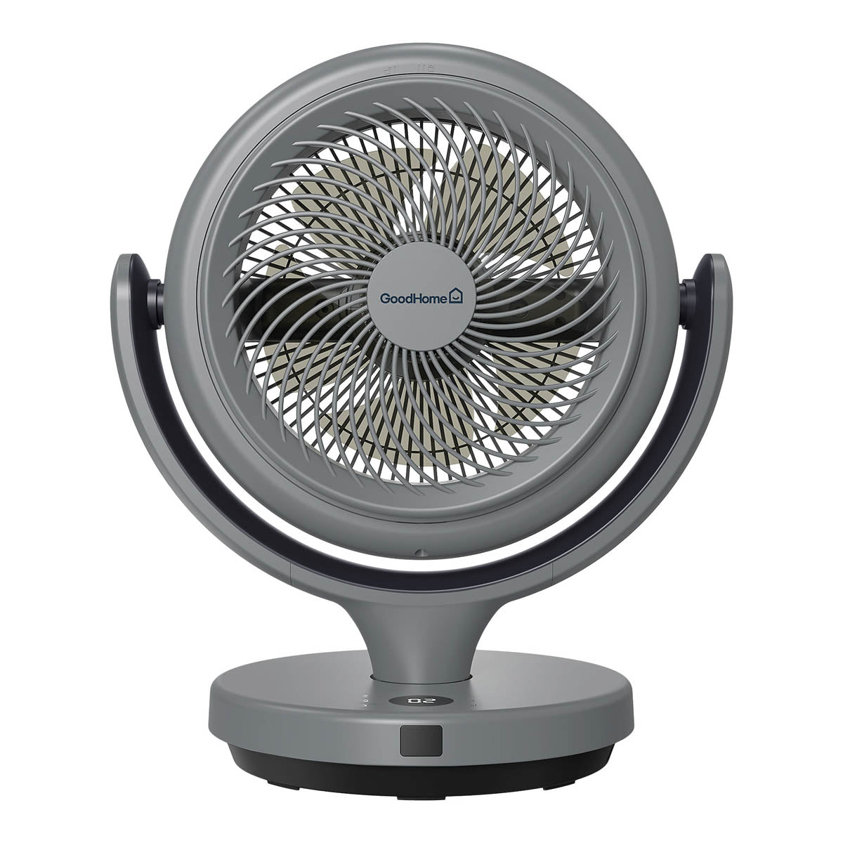Desk Table Fan GHODF20-BKDC Grey Remote Control Oscillation Timer 8inch 41.5cm - Image 4