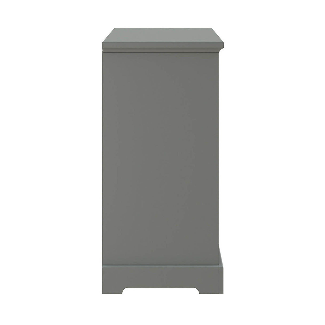 Flexi Storage 4 Cube Shelving Unit Grey Freestanding Bookcase Organizer - Image 3
