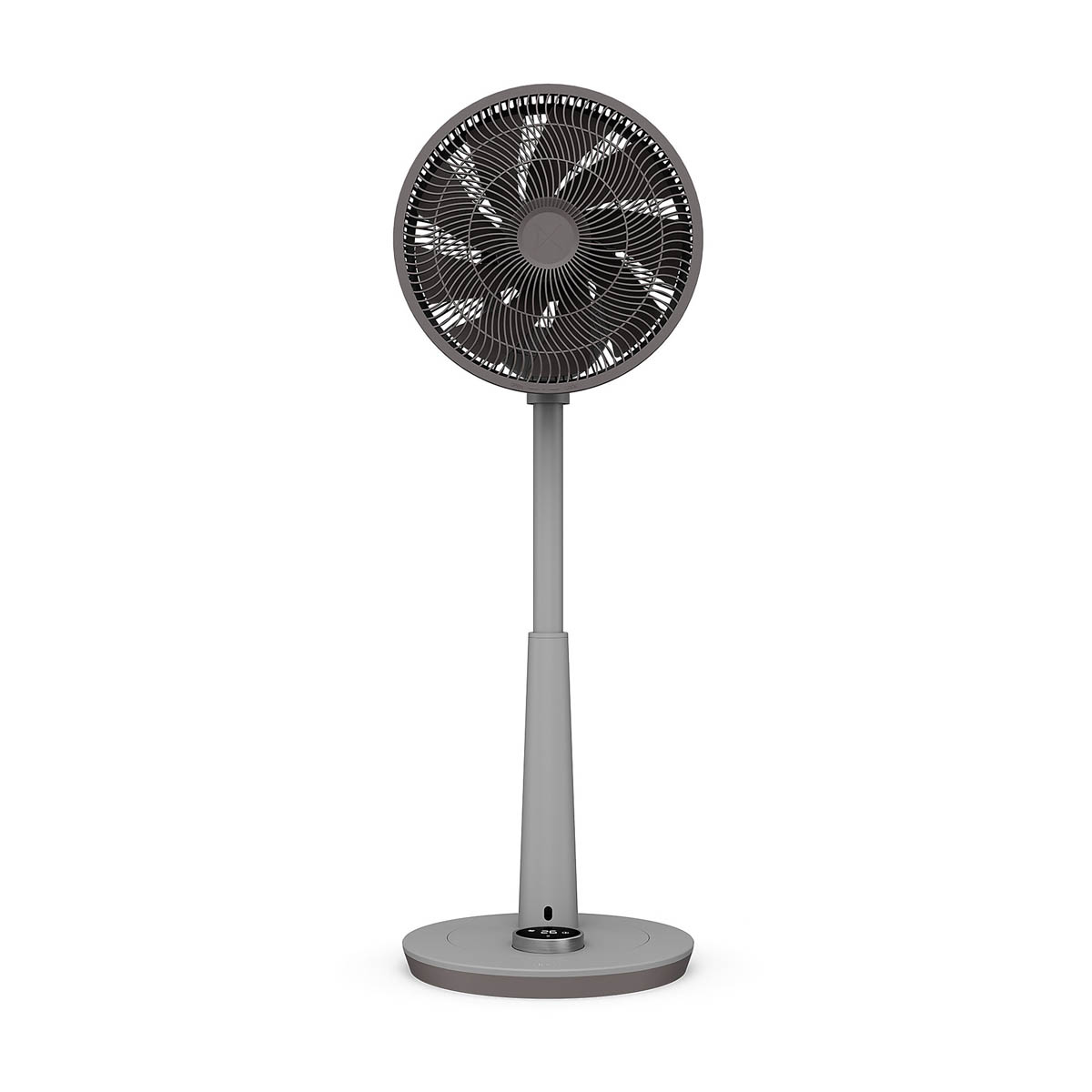 Duux Pedestal Fan Whisper 2 Quiet Mark Grey Oscillating Tilt 12" Remote Control - Image 2