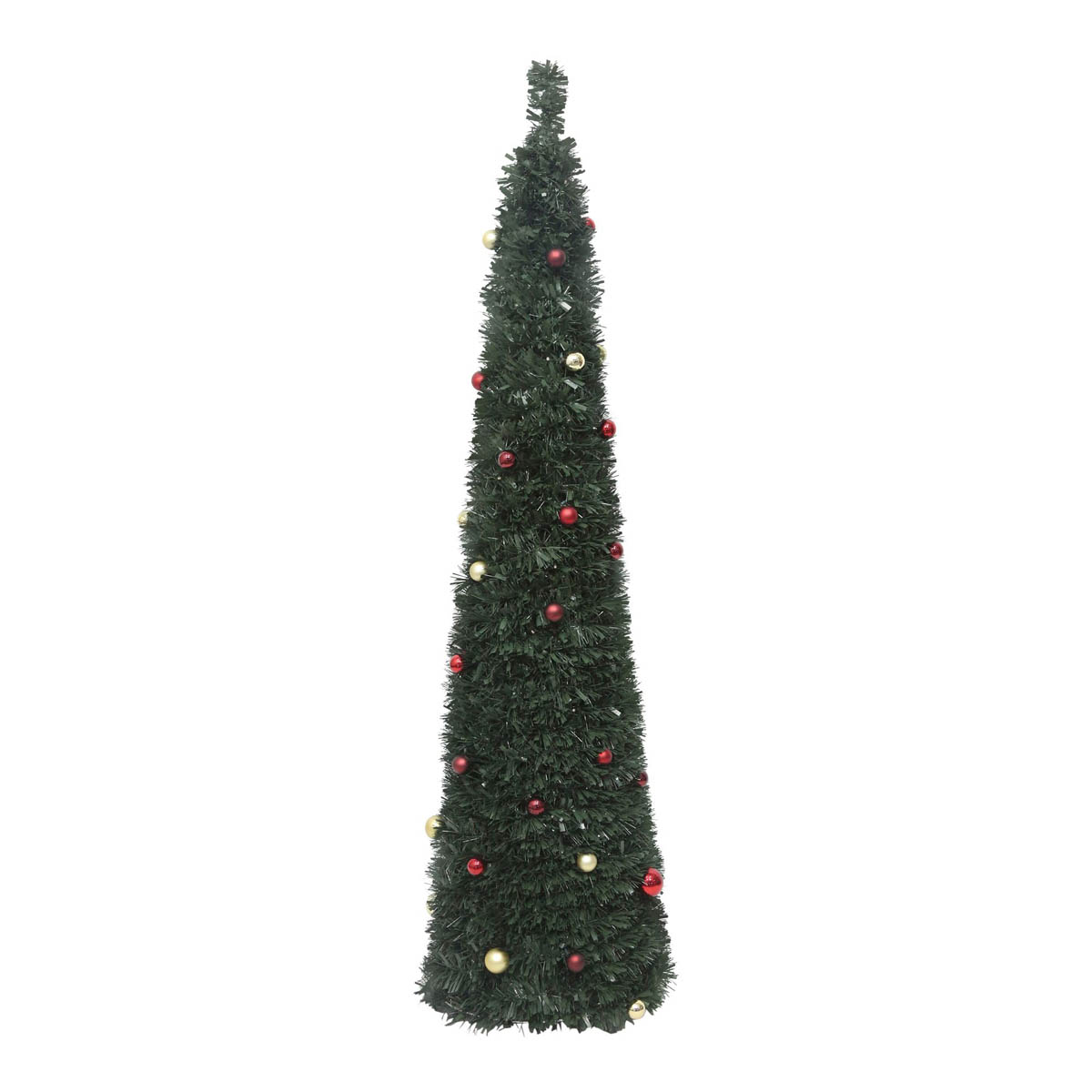 6ft Slim Trevalli Warm white LED Pre-lit Artificial Christmas tree - Green - Image 3