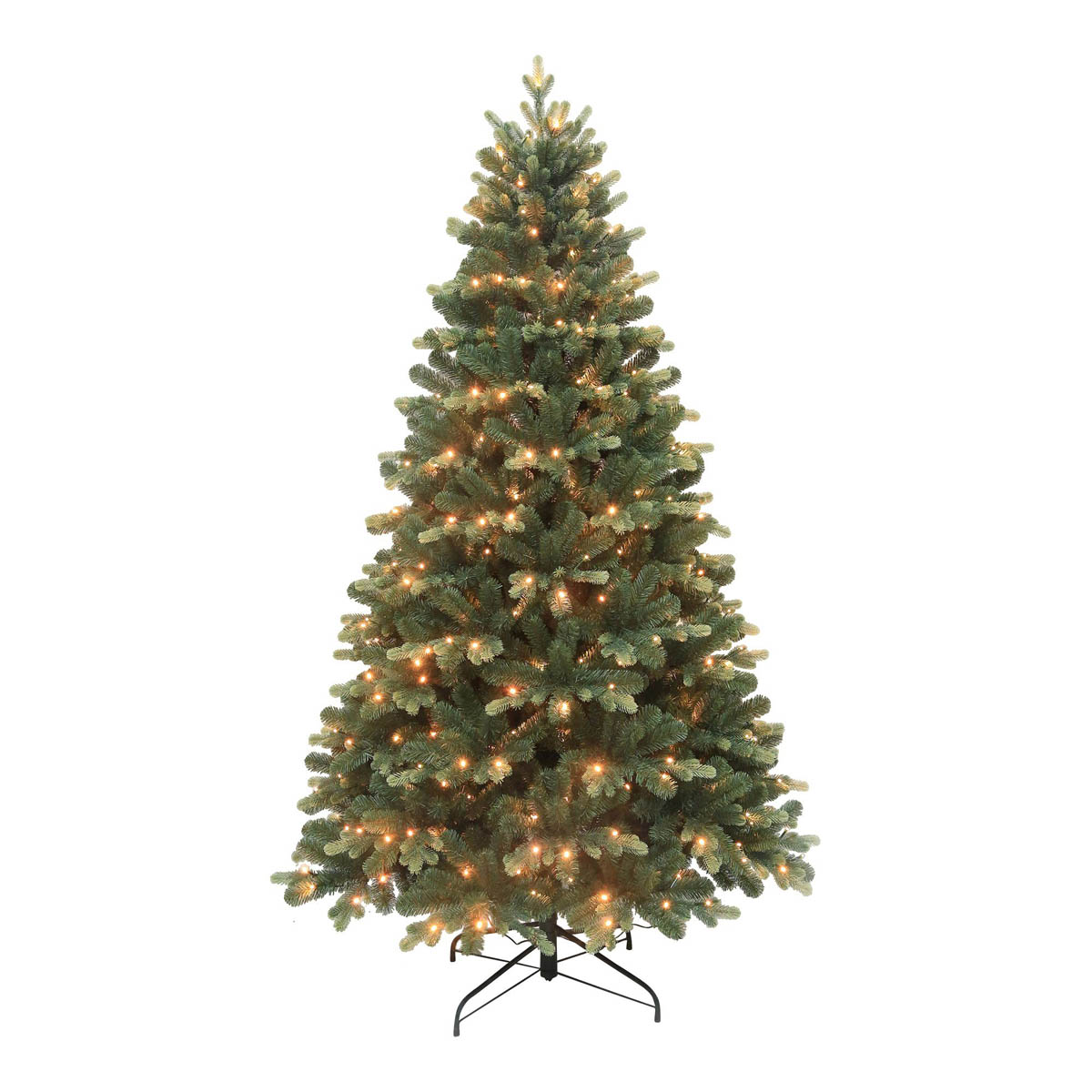 Artificial Christmas Tree 7ft Green LED Pre-Lit Warm White Home Decor Indoor - Image 4
