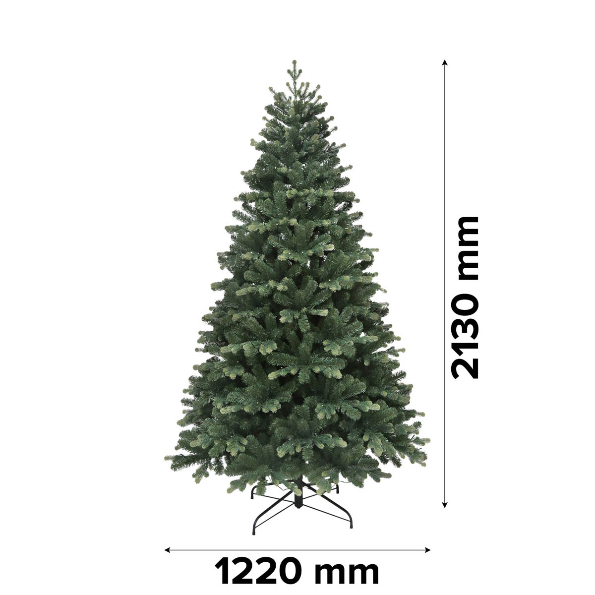 Artificial Christmas Tree 7ft Green LED Pre-Lit Warm White Home Decor Indoor - Image 5