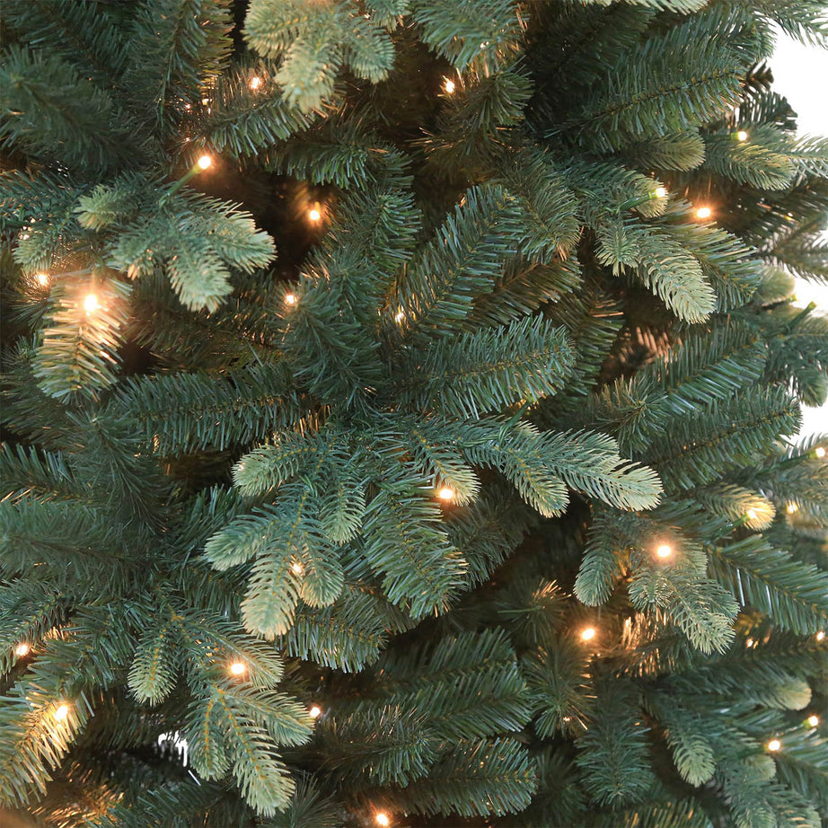 Artificial Christmas Tree 7ft Green LED Pre-Lit Warm White Home Decor Indoor - Image 7