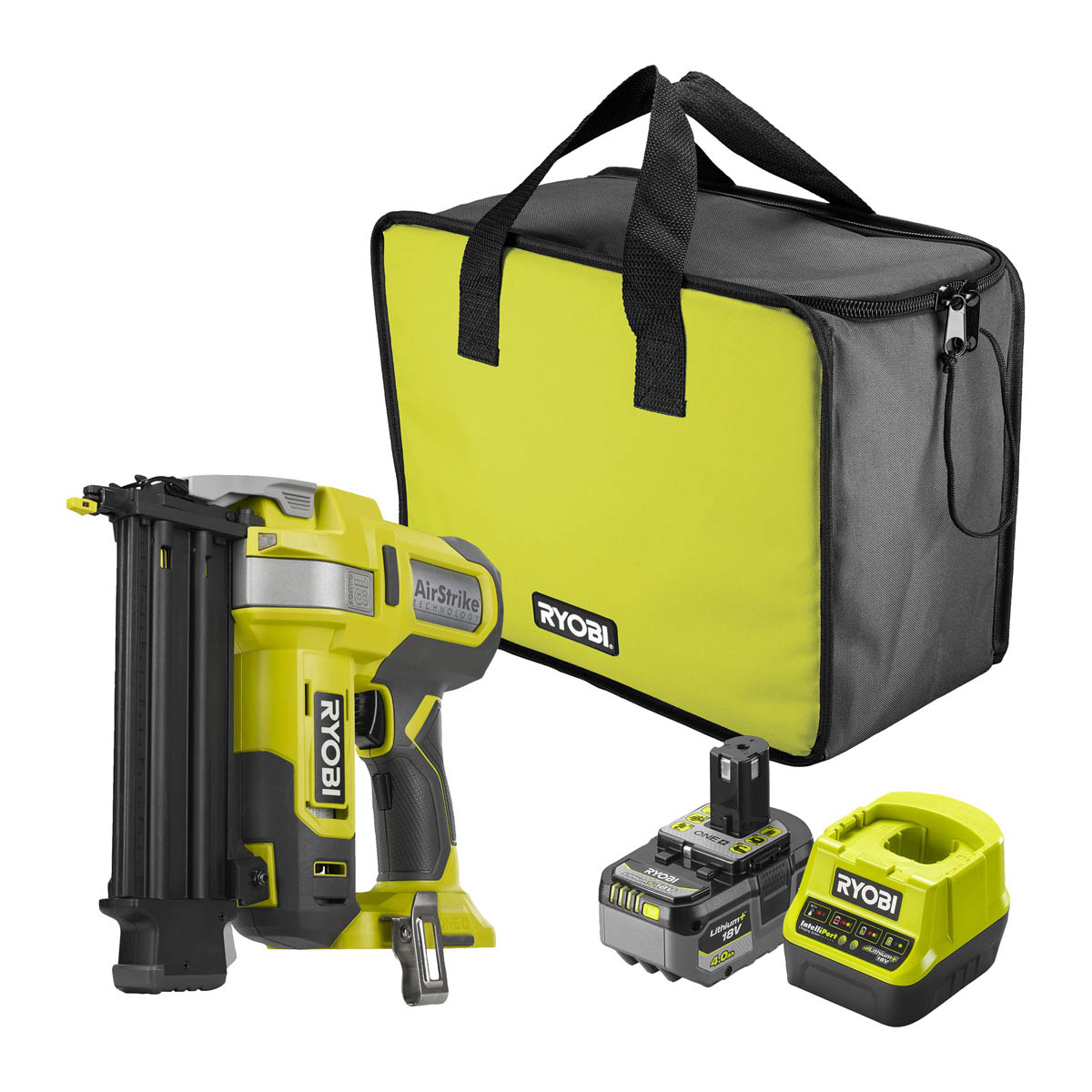 Ryobi Nail Gun Straight Cordless 18V 50mm 1 x 4Ah Li-ion One+ Second Fix - Image 1
