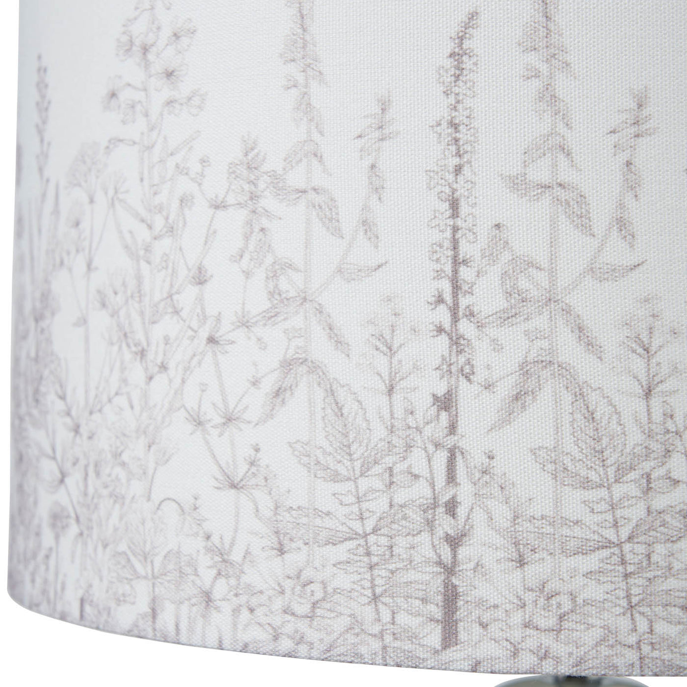 Inlight Table Lamp Warm White Floral Round Gloss Clear Glass White Modern - Image 9