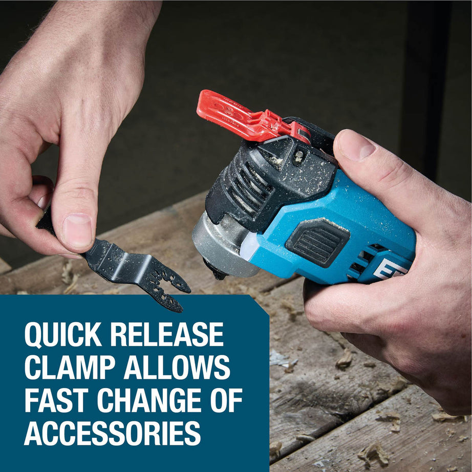 Erbauer Cordless Multi tool 18V EXT Keep Cool Brushless V2 ERI1080MLT Bare Body - Image 5