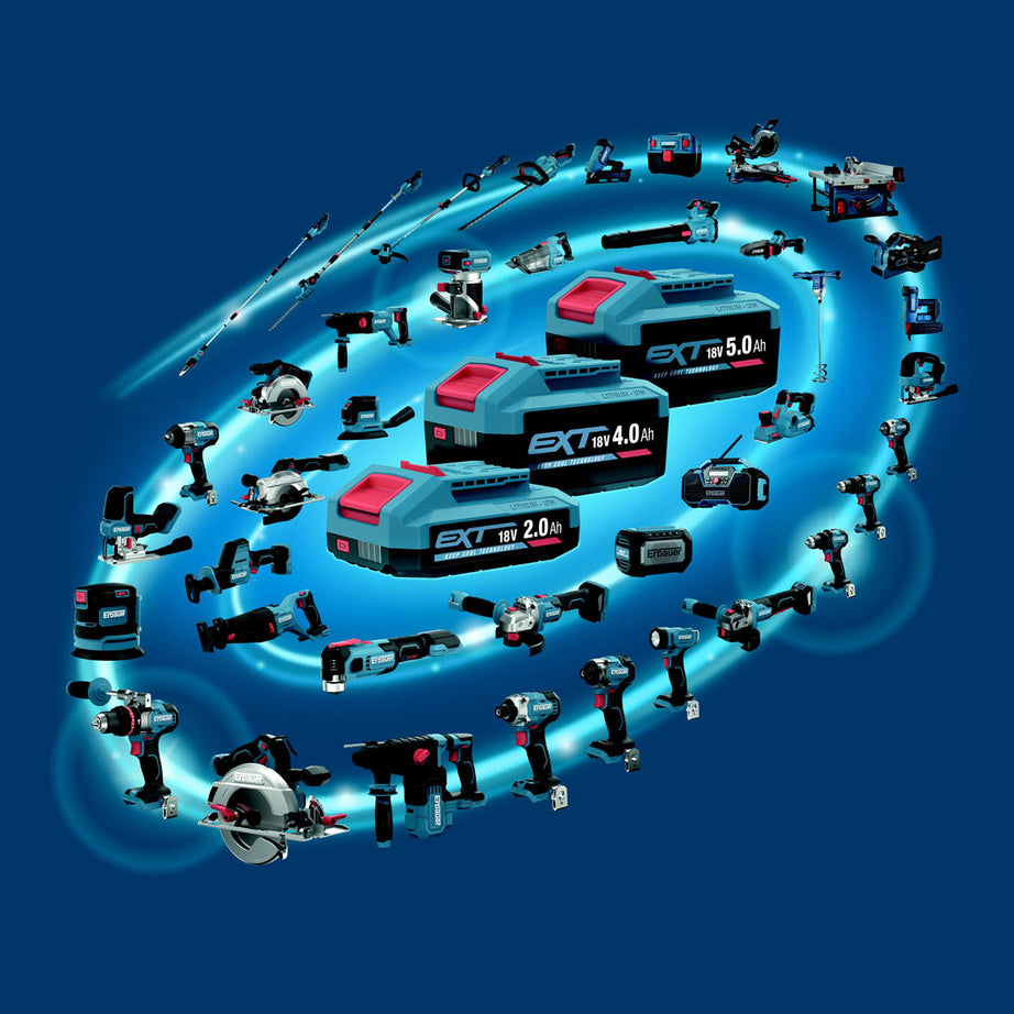 Erbauer Cordless Multi tool 18V EXT Keep Cool Brushless V2 ERI1080MLT Bare Body - Image 7