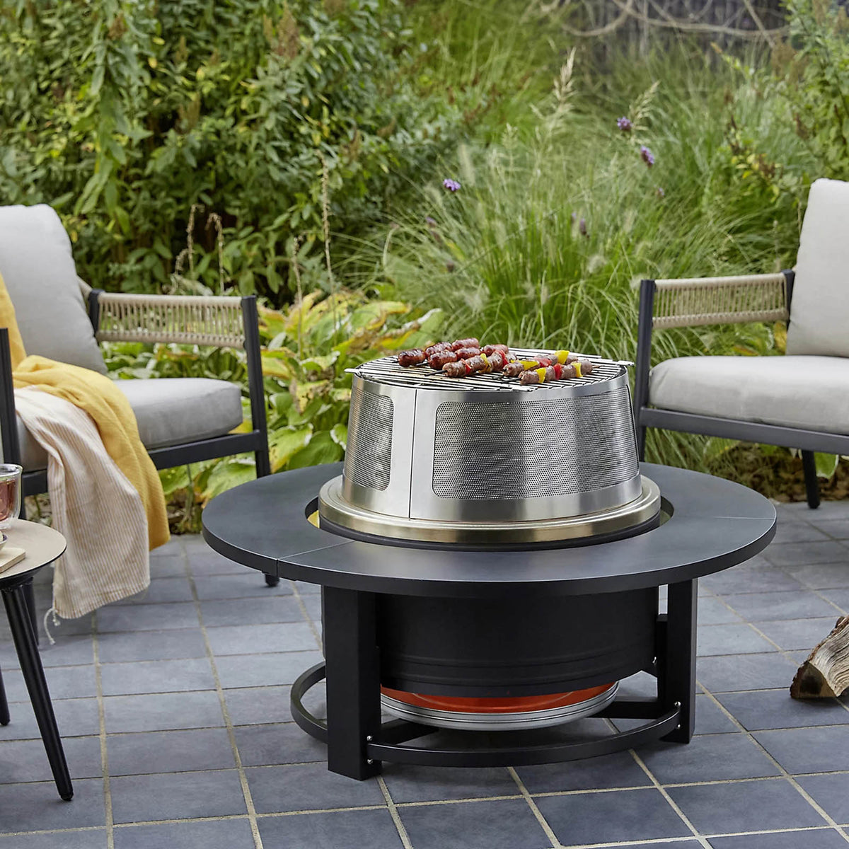 GoodHome Celsian Round Stainless steel BBQ grate (L)42.5cm x (W)42.5cm - Image 2