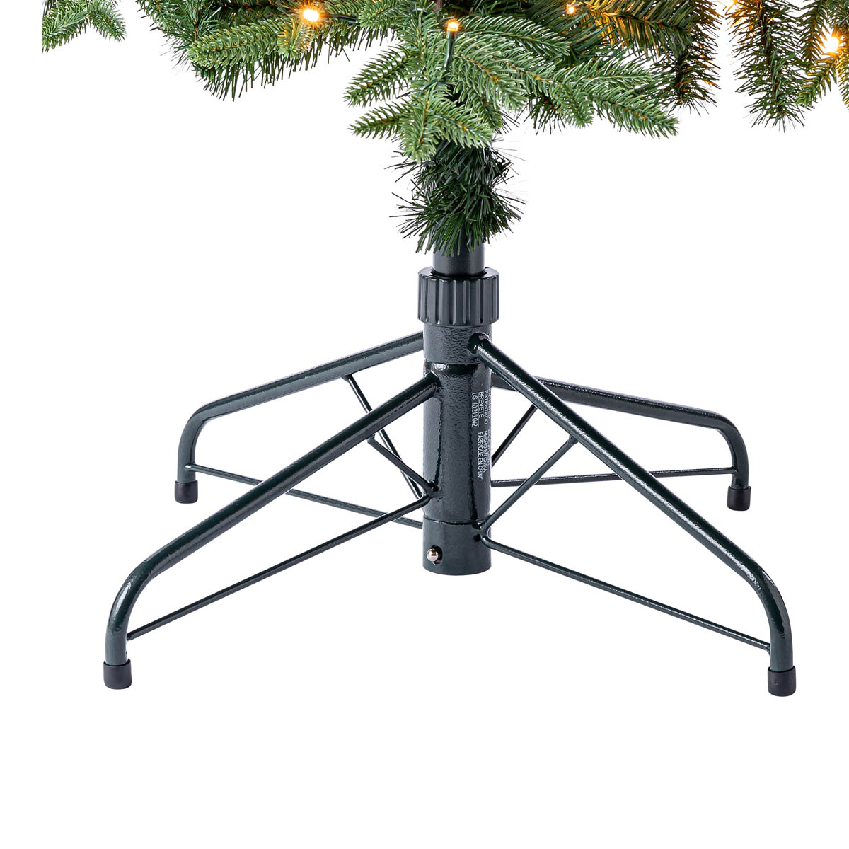 Christmas Tree Artificial Warm White LED Natural Pre-Lit Green With Stand 7.6ft - Image 5