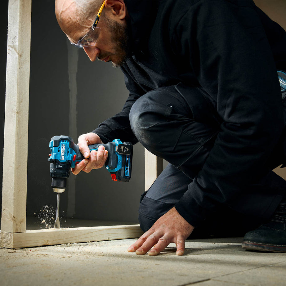 Erbauer Combi Drill ERI1092COM Cordless Compact 18V Li-Ion EXT Keep Cool - Image 4