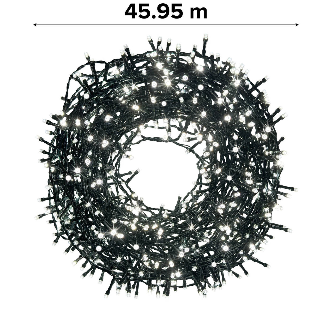 LED Christmas String Lights 720 Ice White Timer Indoor Outdoor Decoration - Image 3