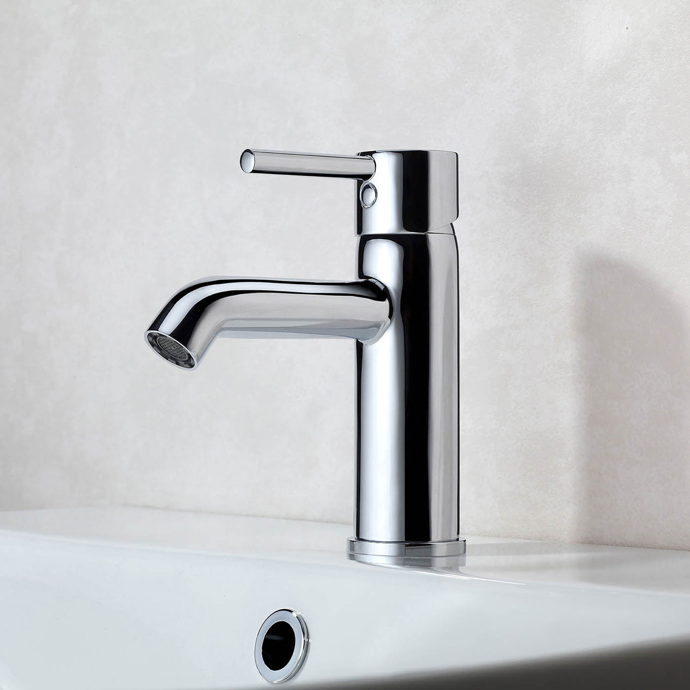 VitrA Basin Mixer Tap Minimax S Chrome Single Lever Brass Bathroom - Image 4