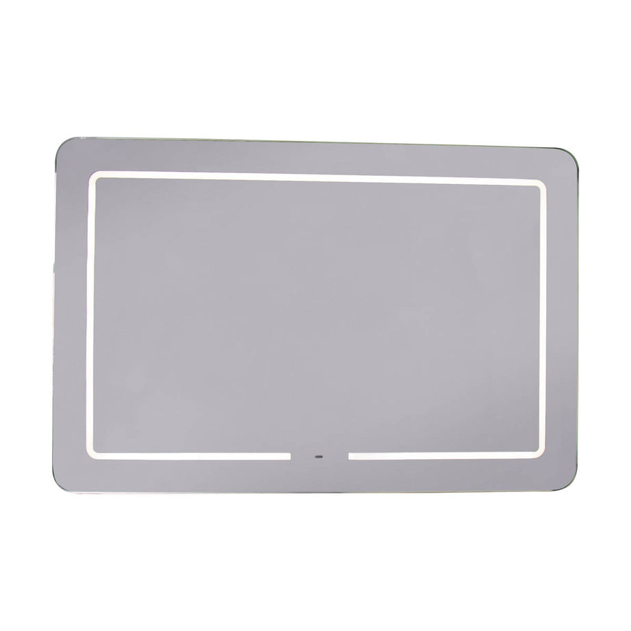 Croydex Bathroom Mirror Wall-Mounted Illuminated Rectangular (H)60cm (W)90cm - Image 3