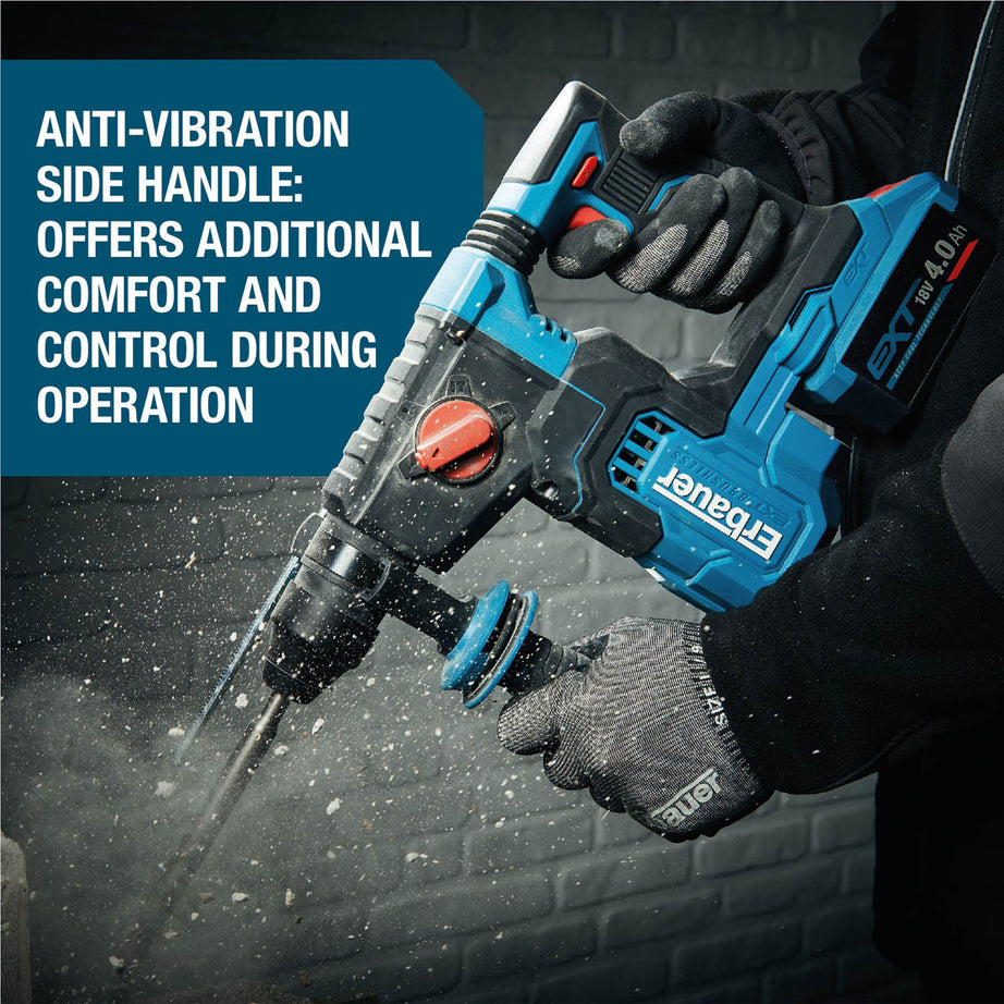 Erbauer SDS Plus Drill Cordless 18V Li-Ion ERI1078SDS Brushless Body Only - Image 6
