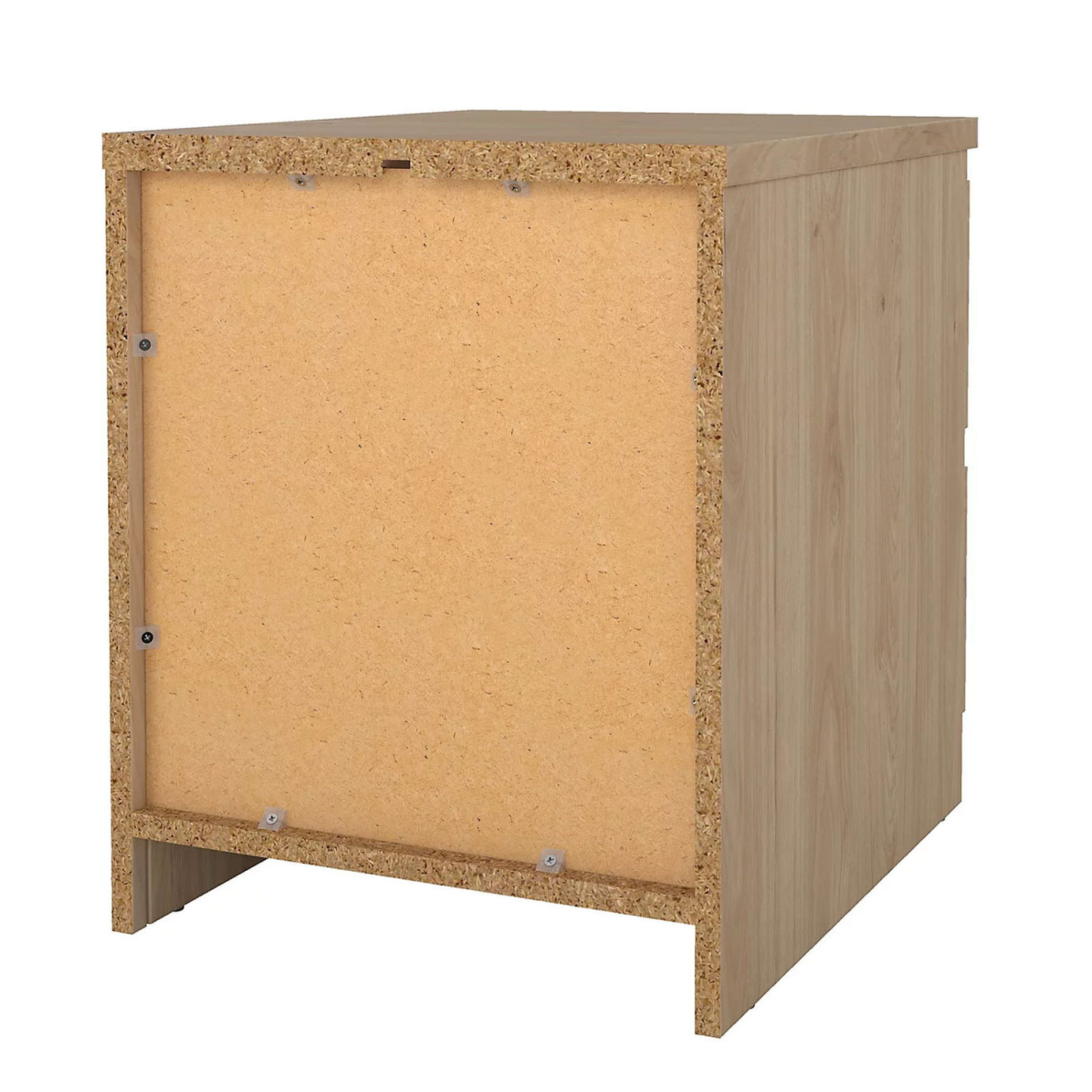 Esla Jackson Hickory 2 Drawer Bedside Table Wood Effect Bedroom Cabinet - Image 9