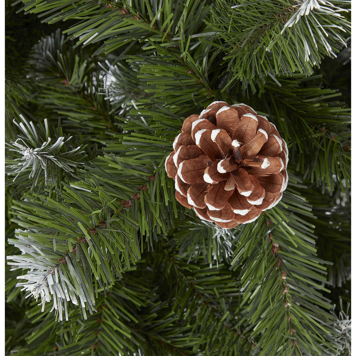 Corbier Artificial Christmas Tree 7ft Wrapped Full Green Festive Tree - Image 2