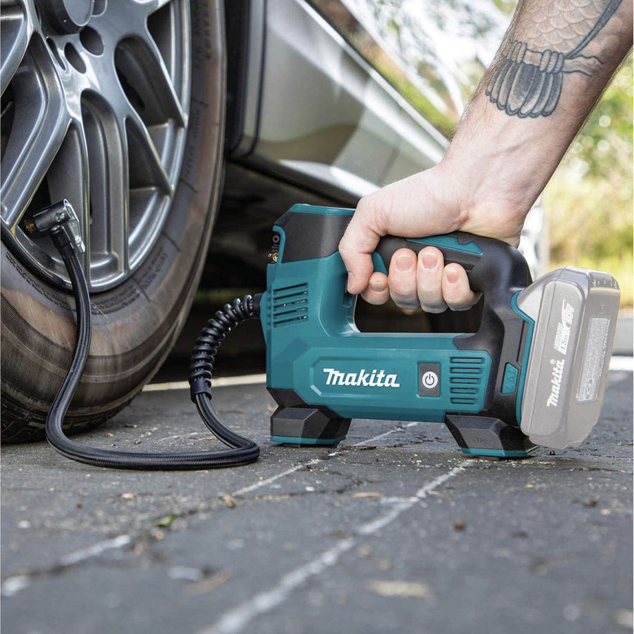 Makita Air Inflator Cordless 18V Li-Ion DMP180Z Car Tyre Pump Portable Body Only - Image 4