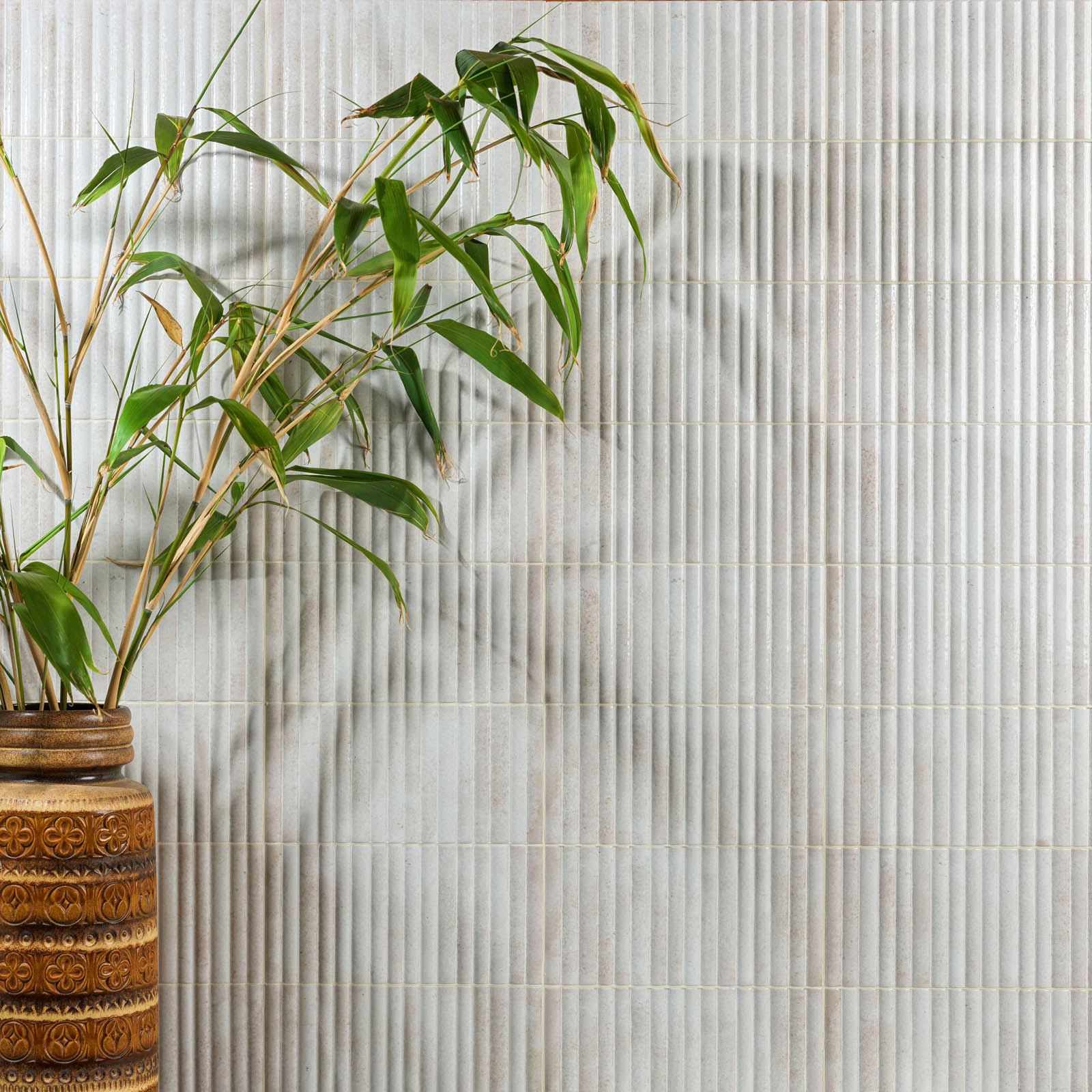 Ca’Pietra Ceramic Indoor Wall tile Cream Gloss Metallic Pack of 20 300x150mm - Image 1